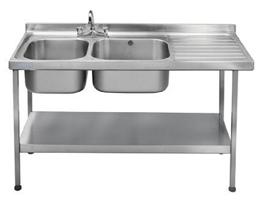 Franke Sissons Catering Sink with Right Hand Drainer 1500x600